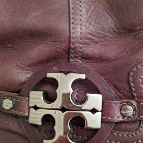 Tory Burch brown leather boots. 8.5 - Picture 2 of 9